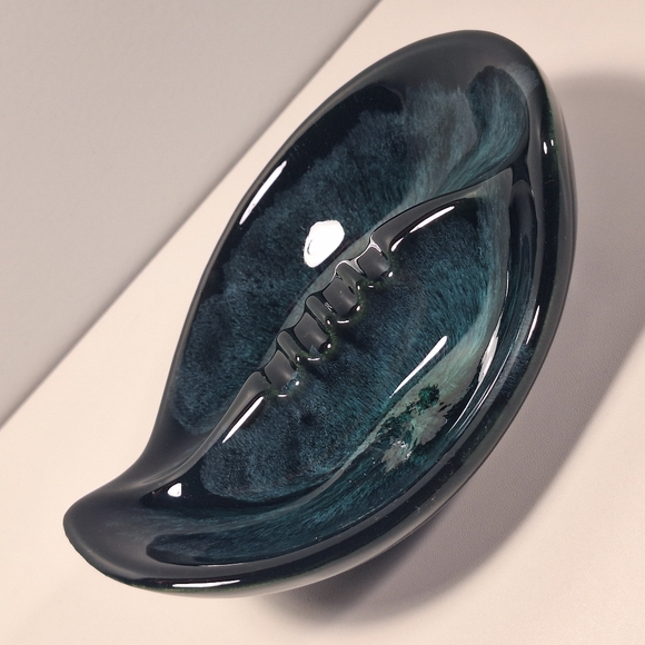 Green retro ashtray - Picture 6 of 15